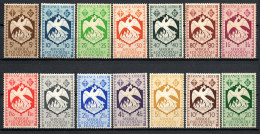 Col41 Colonies AEF Afrique équatoriale N° 141 à 154 Neuf X MH  Cote 9,50 € - Nuevos