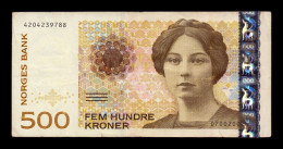 Noruega Norway 500 Kroner Sigrid Undste 2002 Pick 51c Bc/Mbc F/Vf - Norwegen