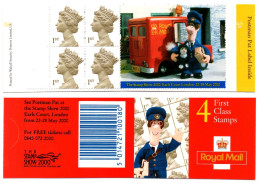UK, GB, Great Britain, Booklet, 2000, Michel MH 132, Zf 21, Postman Pat, The Stamp Show London 2000 - Libretti