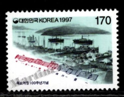 South Korea 1997 Yvert 1786, Centenary Of The Mokpo Port, Ships - MNH - Corée Du Sud