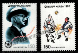 South Korea 1997 Yvert 1765-66, Sports, Football World Cup 2002 Korea & Japan - MNH - Corée Du Sud