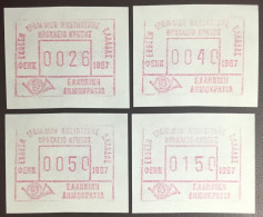 Greece 1987 Frama Machine Labels Heraklion Exhibition MNH - Automaatzegels [ATM]