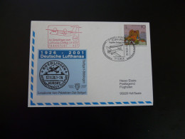 Lettre Premier Vol First Flight Cover Frankfurt Hof 75 Jahre Lufthansa 2001 - Privé Briefomslagen - Gebruikt