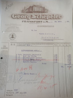 Facture Allemagne, Georg Schepeler, Frankfurt 1928 - 1900 – 1949