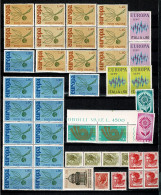 1963/75  Italie - Italy - Italien : COLLECTION**  " EUROPA " - 1961-70: Mint/hinged