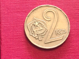 Münze Münzen Umlaufmünze Tschechoslowakei 2 Kronen 1980 - Checoslovaquia