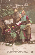 ENFANTS - Heureux Noël - Messager Des Armées - Saint Nicolas Rendant Visite Aux Familles - Carte Postale Ancienne - Sonstige & Ohne Zuordnung