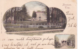 2603      263         Arnhem, Velp Huize Daalhuizen En Kasteel Biljoen Rond 1900. (minuscule Vouwen In De Hoeken - Arnhem