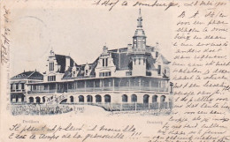 2603      456         Badpaviljoen Domburg. (poststempel 1900)Architect J.J. Van Nieukerken 1889.(linksonder - Domburg