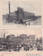 2603      580         Rotterdam, Leuvebrug-1904, De Bijenkorf-1930, Vischmarkt Aan De Leuvenhaven-1899 - Rotterdam