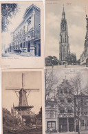 2603      581         Delft, Nieuwe Kerk, Sociteit Phoenix, Oude Gevel A.d. Koornmarkt, Molen A. D. Spoorsingel, - Delft