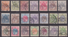 1899 Koningin Wilhelmina Complete Gestempelde Serie NVPH 56 / 76 - Used Stamps