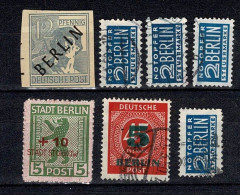 1945 Stadt Berlin, Definitives, Stadt Stokkow, Steuermarken - Berlin & Brandebourg