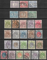 1899 Cijfer + Koningin Wilhelmina 2 Complete Gestempelde Series NVPH 50 / 55 - 56 / 76 - Used Stamps