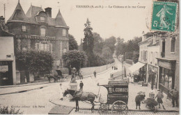 YERRES - Le Château Et La Rue Concy - Yerres