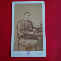 PHOTO CDV ROI D ESPAGNE PHOTOGRAPHE LE JEUNE - Identifizierten Personen