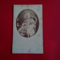 PHOTO CDV PAPE PIE IX PHOTOGRAPHE BISSON FRERES - Persone Identificate