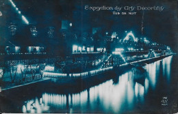 75 Paris Exposition Année 1925 Des Arts Decoratifs VUE DE NUIT - París La Noche