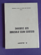 QUELQUES NOTES D'HISTOIRE SUR CAIRANNE / F.ALARY - Provence - Alpes-du-Sud