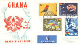 GHANA - AIRMAIL 1959 - NEW YORK -FDC- / 6065 - Ghana (1957-...)