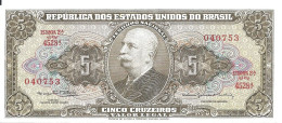 BRESIL 5 CRUZEIROS ND1964 UNC P 176 D - Brésil