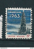 N° 755 Maison Blanche Et Arbre De Noël Stamp Timbre Etats-Unis (1963) Oblitéré USA - Usati