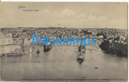 224447 MALTA DOCKYARD CREEK SHIP POSTAL POSTCARD - Malta