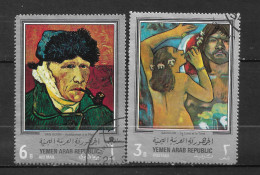 YEMEN  N  °85/82   " VAN GOG -GAUGUIN " - Impresionismo