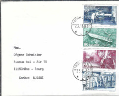 SUEDE Ca.1981: LSC De Stockholm à Genève (Suisse) - Storia Postale