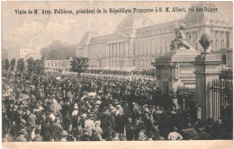 CPA Carte Postale Belgique Bruxelles Visite De Mr Fallières à S. M. Albert  1911  VM77631 - Fêtes, événements