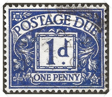 D36 1951-52 George Vi Colours Change Postage Dues Used Hrd2d - Strafportzegels