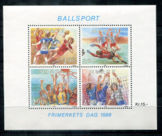 NORWEGEN Block 10, Bl.10 Mnh - Fußball, Handball, Basketball, Volleyball, Football - NORWAY / NORVÈGE - Hojas Bloque