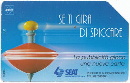 ITALY I-343 Magnetic Telecom - Advertising, Traffic, Seat - Used - Public Ordinary