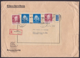 MiNr 161, Berlin 97, MiF Mit Je 2 Werten, Bedarfs-R-Brief, Ankunft - Cartas & Documentos