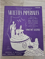 Partition : Violettes Impériales, 2°recueil - Théâtre Mogardo, - Otros & Sin Clasificación