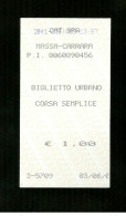 Biglietto Autobus Italia - CAT Spa Massa-Carrara Da 1.00 Euro - Europa