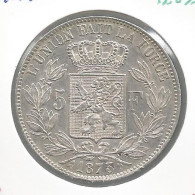 LEOPOLD II * 5 Frank 1873  "PROTEGE" Lang * Z.Fraai / Prachtig * Nr 12693 - 5 Francs