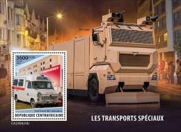 2024-02 - CENTRAL AFRICAN- SPECIAL TRANSPORT               1V  MNH** - Camion