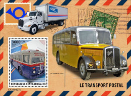 2024-02 - CENTRAL AFRICAN- POSTAL TRANSPORT               1V  MNH** - Camions