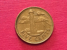 Münze Münzen Umlaufmünze Barbados 5 Cents 1988 - Barbados (Barbuda)