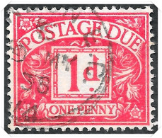 D20 1936-37 Edward Viii Watermark Postage Dues Used Hrd2d - Strafportzegels