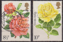 Flore - Fleurs - GRANDE BRETAGNE - Roses - N° 795-796 - 1976 - Oblitérés