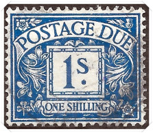 D25 1936-37 Edward Viii Watermark Postage Dues Used Hrd2d - Portomarken