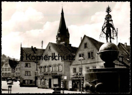 ÄLTERE POSTKARTE OTTWEILER SAAR MARKTPLATZ MIT BRUNNEN Fonaine Fountain Ansichtskarte Postcard AK Cpa - Kreis Neunkirchen