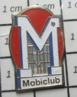 713L  Pin's Pins / Beau Et Rare / CARBURANTS / PETROLIER MOBIL MOBICLUB - Carburants