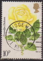 Flore - Fleurs - GRANDE BRETAGNE - Rose Grandpa Dickson - N° 796 - 1976 - Used Stamps