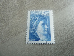 Sabine De Gandon - 2f.30. - Yt 2156 - Bleu - Oblitéré - Année 1981 - - 1977-1981 Sabina Di Gandon