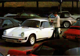 ! Alte Reklame Ansichtskarte, Werbung, Auto, Sportscar, Porsche 911 Carrera, 1988, Lübeck - PKW