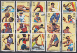 Olympics 1996 - Cycling - UNITED STATES - Set 20v MNH - Summer 1996: Atlanta