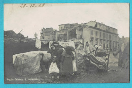 * Calabrie - Calabria (Italia) * (Carte Photo) Reggio Calabria 1 Superstiti, 1908, Unique, Terremoto, Earthquake, TOP - Sonstige & Ohne Zuordnung